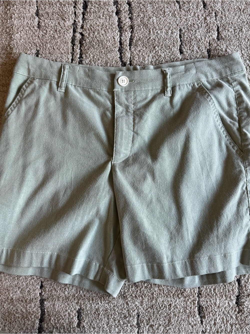 chubbies Men's Sage Green Flat Front Shorts